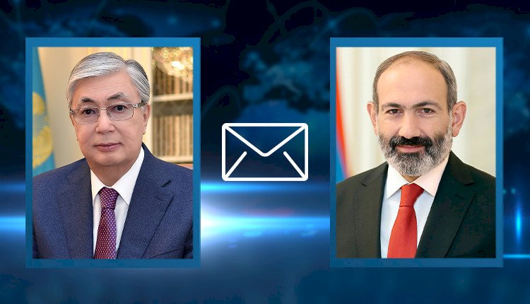 Қасым-Жомарт Тоқаев Армения Республикасының жаңа Премьер-Министрін құттықтады