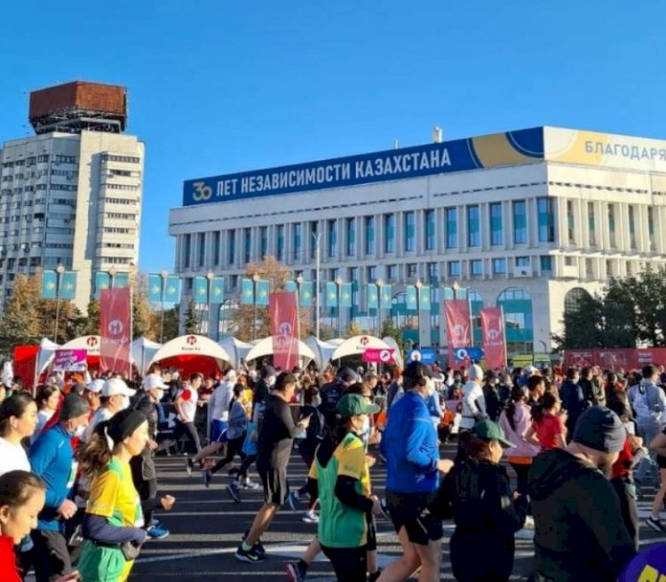 Алматыдағы марафонға бес мыңға жуық адам қатысты