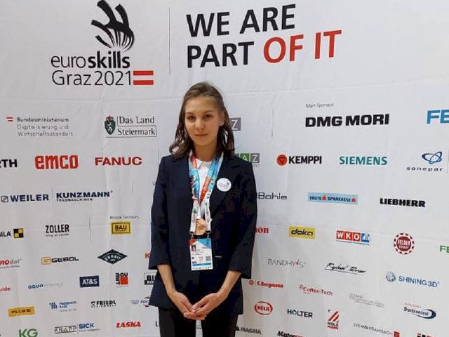 «Еuroskills Graz 2021» Еуропа чемпионатында  қазақстандық студент жүлделі орыннан көрінді