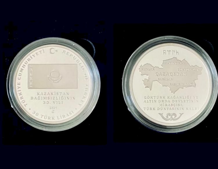 Түркияның Теңге сарайы ҚР Тәуелсіздігінің 30 жылдығына арналған естелік монета шығарды
