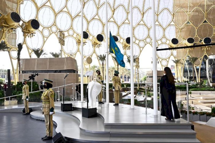 «EXPO 2020 Dubai» көрмесінде Қазақстанның Мемлекеттік Туы көтерілді