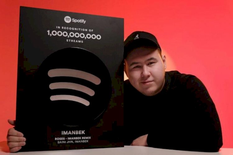 Imanbek туындысы 1 млрд мәрте тыңдалғаны үшін Spotify сыйлығын жеңіп алды