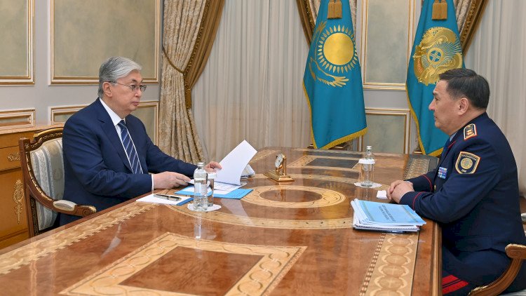 Президент Тоқаев министр Ахметжановты қабылдады