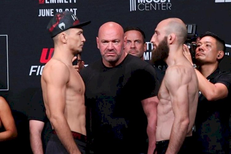 UFC: Дамир Ысмағұлов қарсыласымен көз арбасты