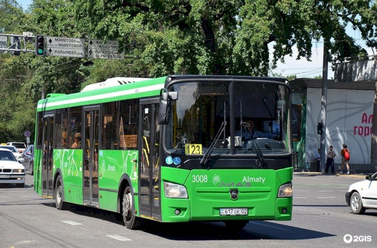  №123 автобустың бағыты уақытша өзгереді