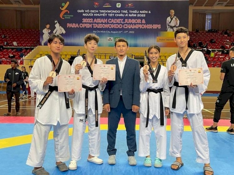 Төрт қола: қазақстандық таэквандошылар Азия чемпионатында 4 медаль жеңіп алды