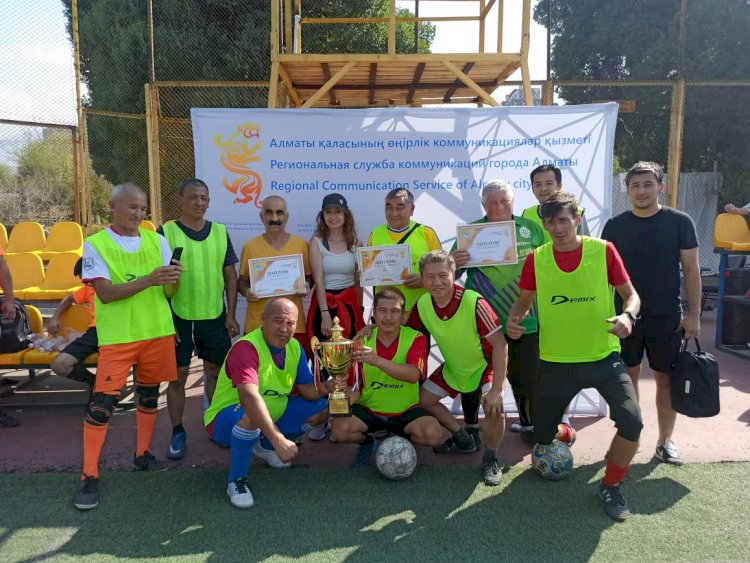Алматы қаласында БАҚ өкілдері арасында  футболдан турнир өтті
