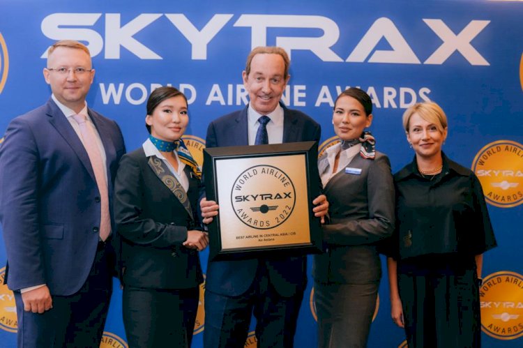 Air Astana 10-шы рет өз аймағындағы үздік әуекомпаниясы ретінде Skytrax сыйлығын жеңіп алды