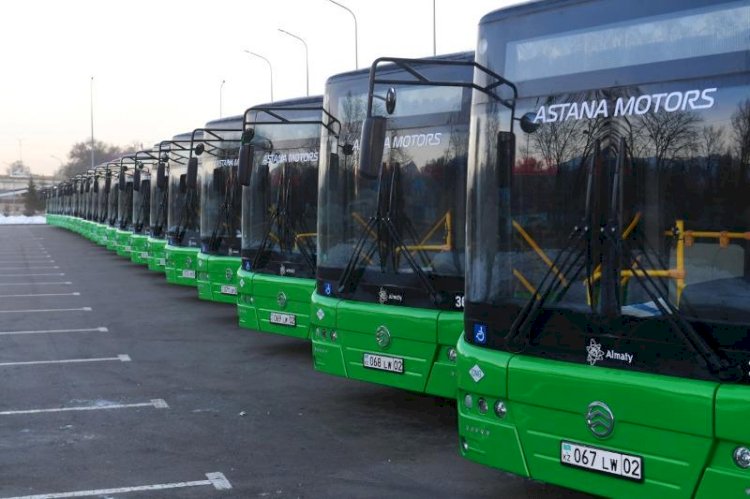 Алатау ауданындағы автобус паркі 100% жаңартылды