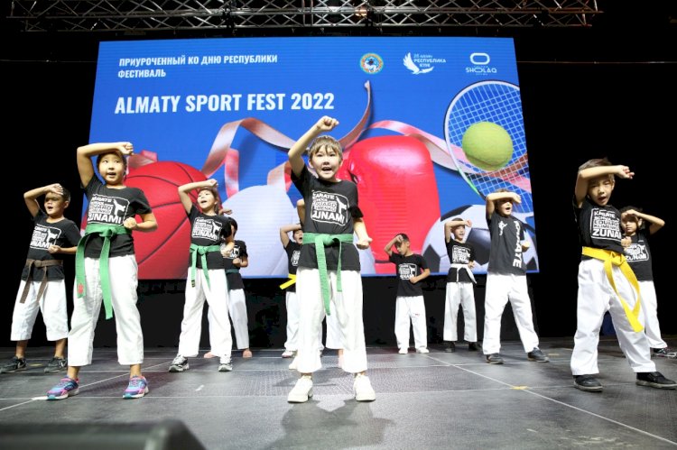 Бұқаралық спортты дамытуға бағытталған Almaty Sport Fest 2022 фестивалі өтуде