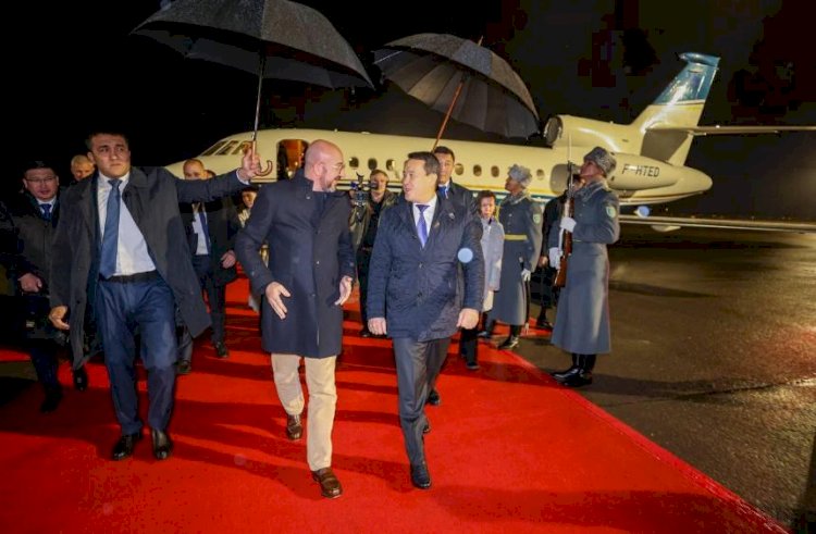 Еуропалық Кеңес Президенті Шарль Мишель Қазақстанға ресми сапармен келді