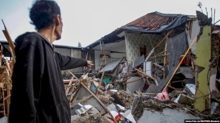 Индонезиядағы жер сілкінісінен қаза тапқандар саны 160 адамнан асты