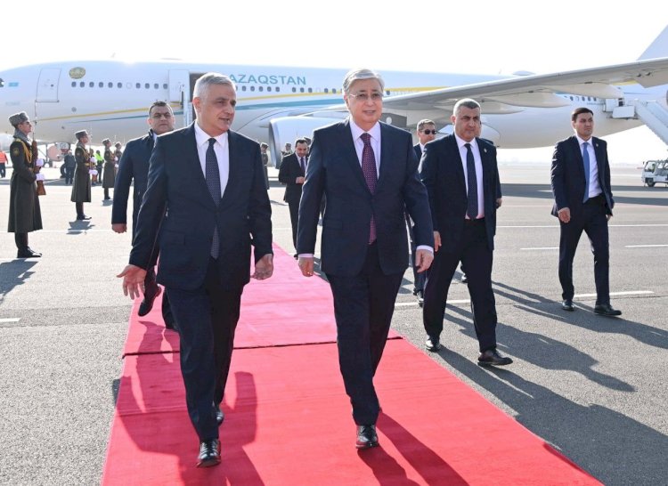 ҚР Президенті Ереванға жұмыс сапарымен келді