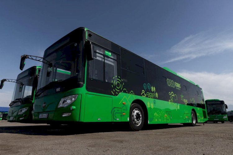 Жетісу ауданында бес бағыт бойынша 102 автобус жаңартылды