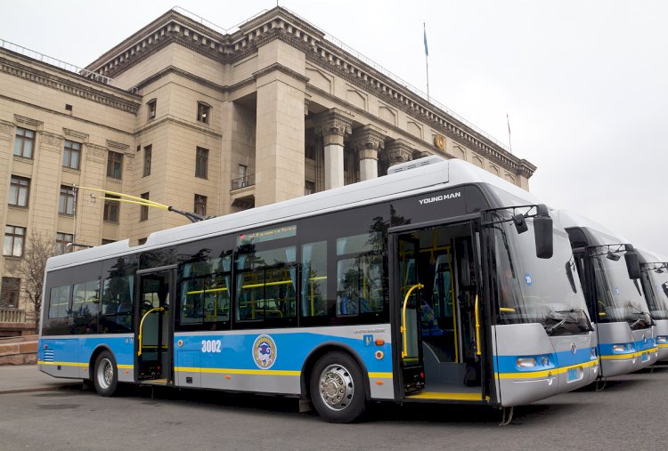 Автобус паркі 100 жаңа троллейбуспен толығады