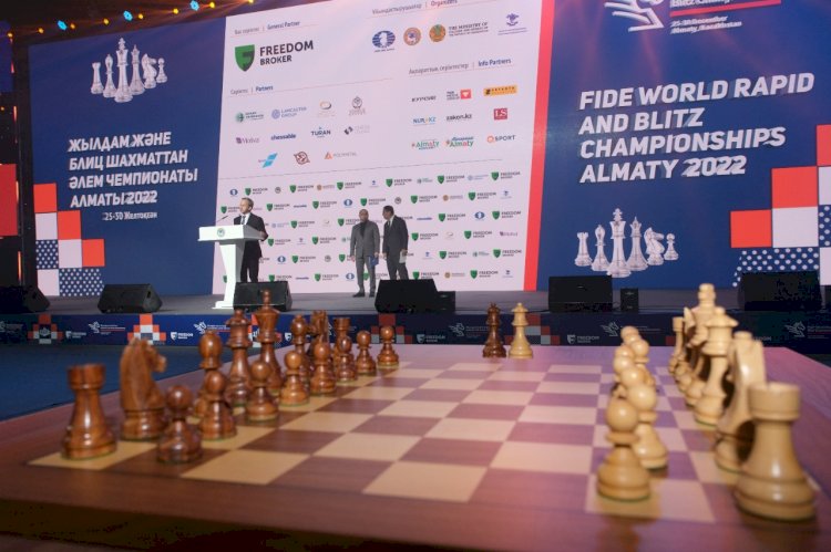 Алматыда шахматтың рапид және блиц түрінен әлем чемпионаты ашылды