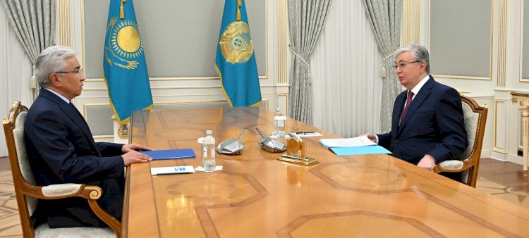 Президент Иманғали Тасмағамбетовті қабылдады