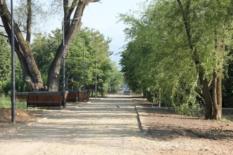 «Южный» паркінің бір бөлігін абаттандыру жобасы 2024 жылға жоспарланған