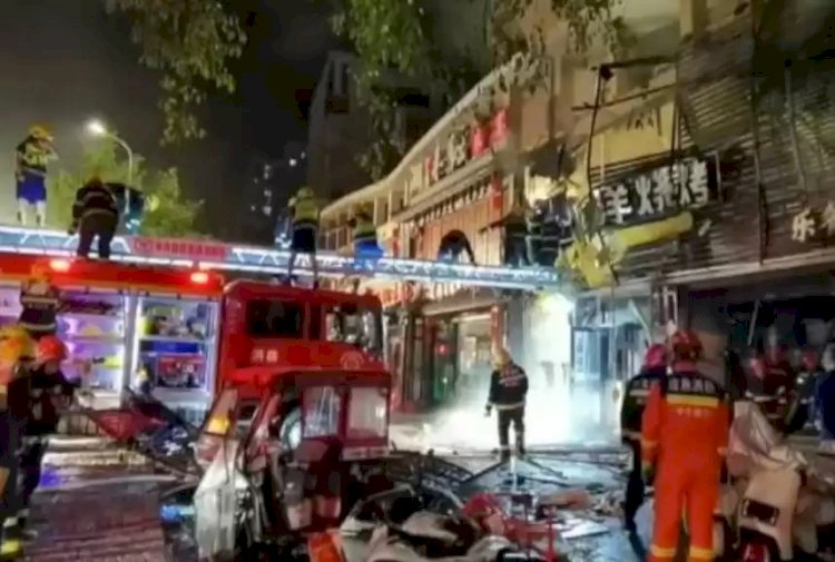 Қытайда мейрамханада болған жарылыстан 31 адам қаза тапты