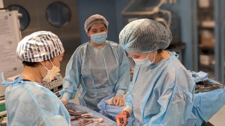 Алматылық гинекологтар жатыр миомасымен ауыр жағдайда түскен әйелді аман алып қалды