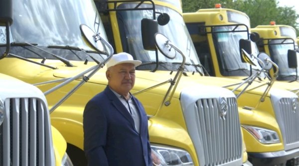 Алматы облысында мыңдаған оқушы мектепке жаңа автобустармен қатынайтын болды