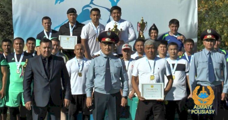 Алматы полициясы шағын футболдан турнир өткізді