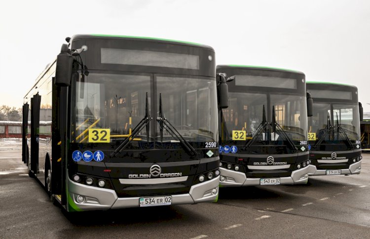 Алматыда №32 бағыттағы автобустар саны 25 бірлікке дейін көбейді