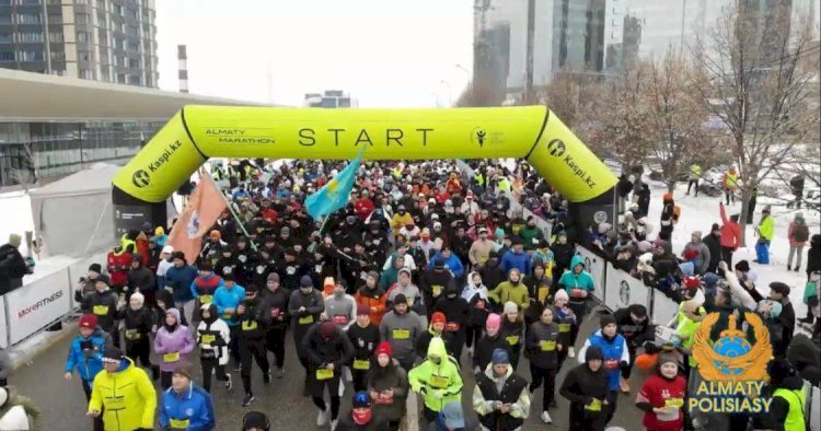 Алматыда ЖҚАЖ-ның 50 қызметкері нашақорлық пен есірткіге қарсы марафонға қатысты
