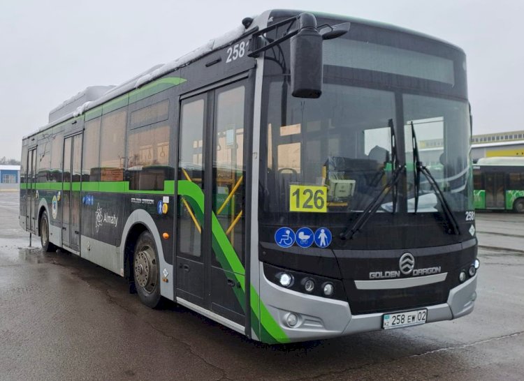 Алматыда автобустар жаңарды және 126 бағыттағы интервал қысқарды