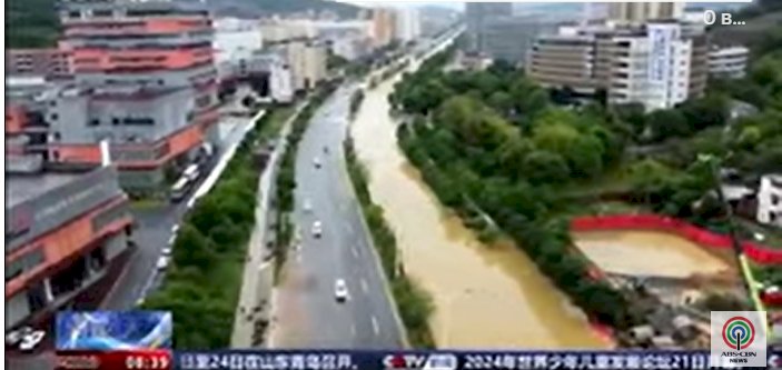 Қытайдағы су тасқыны салдарынан көптеген адам эвакуацияланды